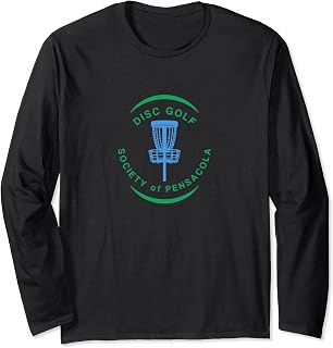 Disc Golf Society of Pensacola Signature Set Retro Vintage Long Sleeve T-Shirt