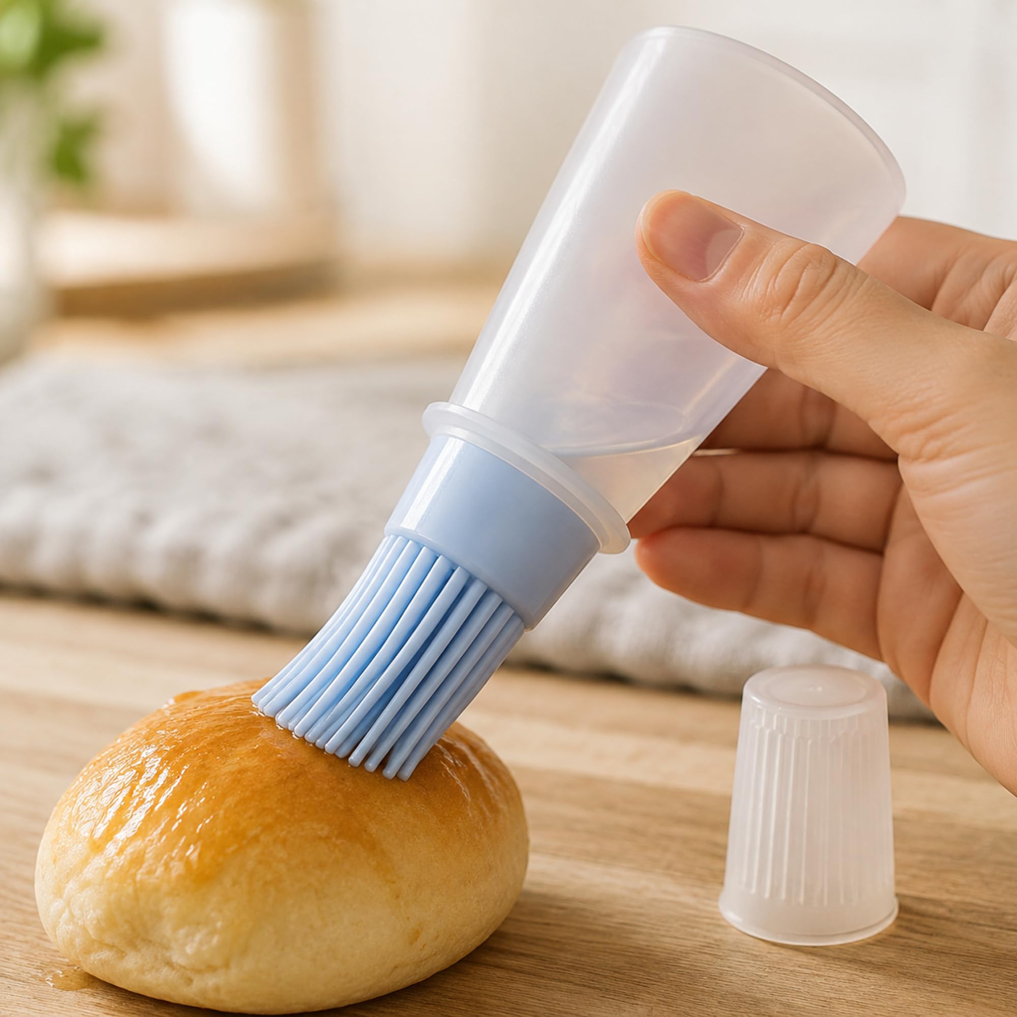 Silicone Basting Brush, Sauce Spreading Utensil for Cooking, Baking and Seasoning Grilled Food at Outdoor Barbecues