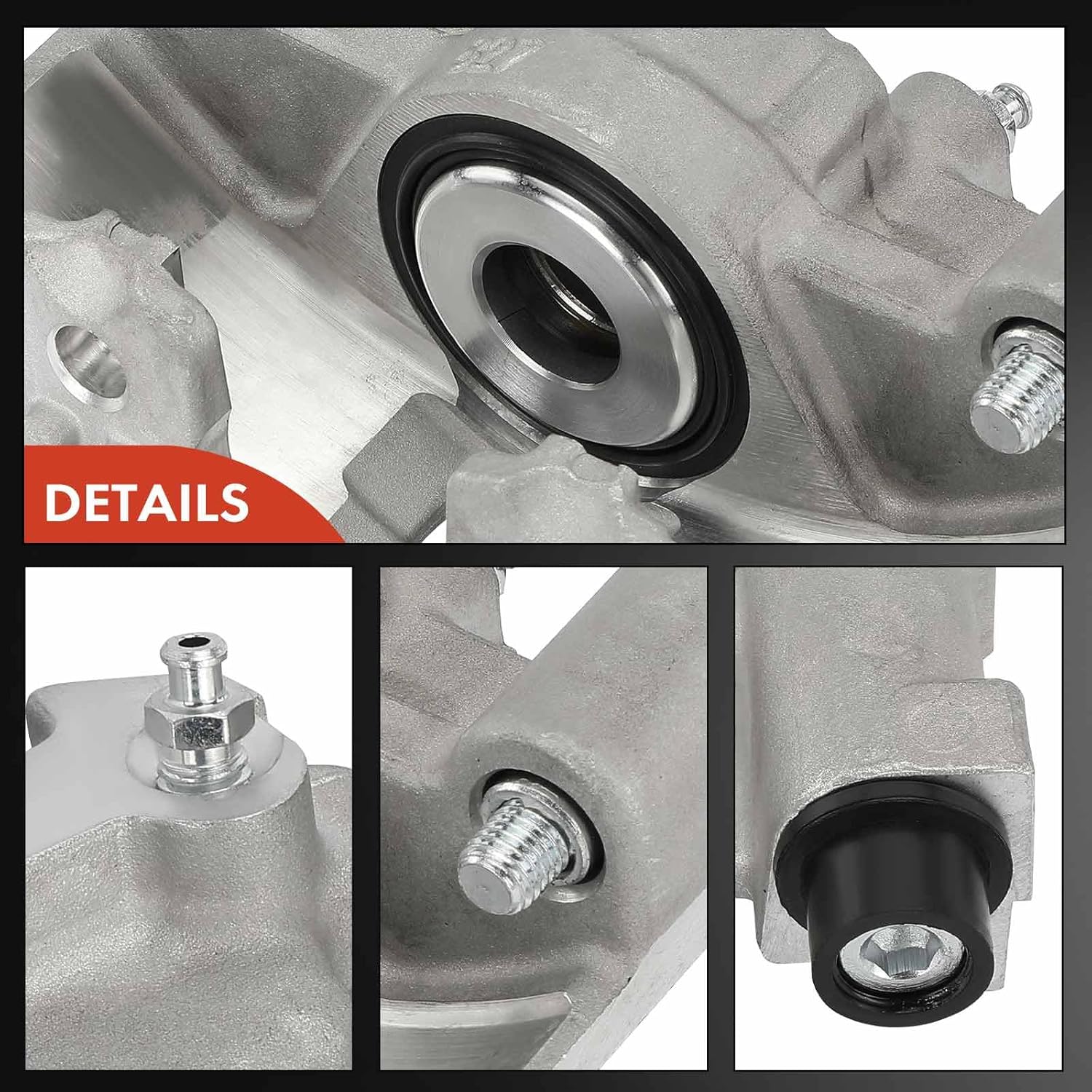 A-Premium Disc Brake Caliper Assembly Without Bracket Compatible with Pontiac Fiero 1984 1985 1986 1987 - Front Left Driver Side