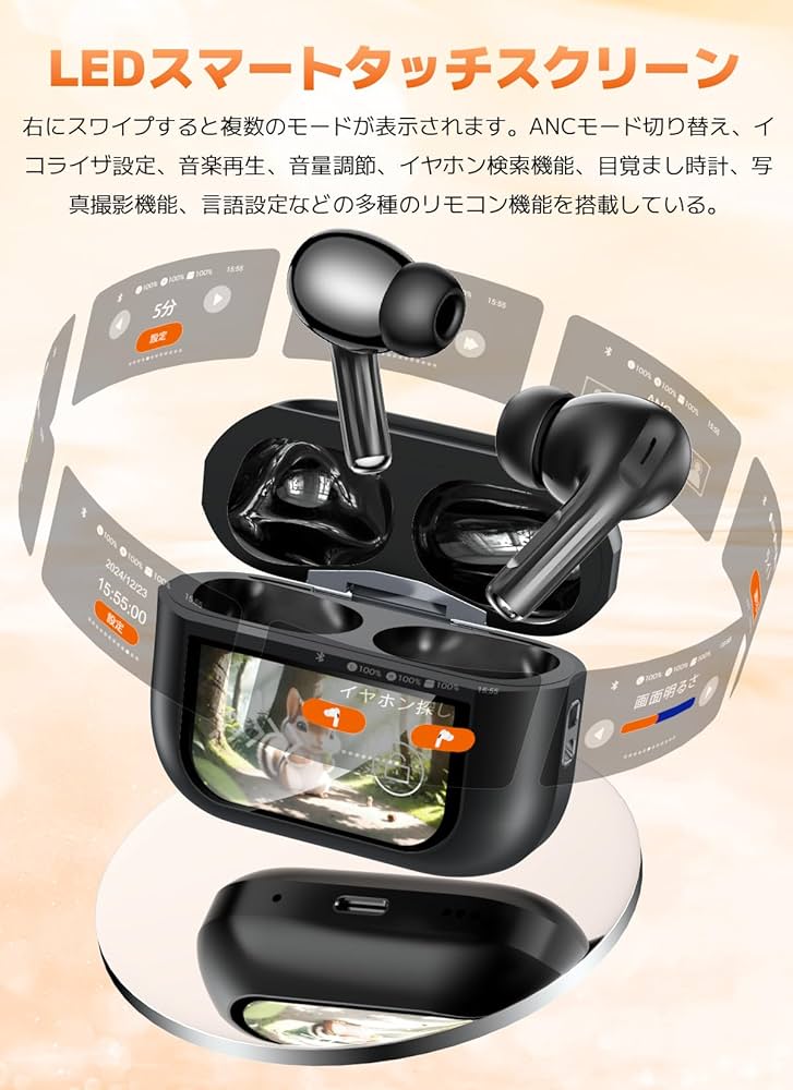 Amazon.co.jp: イヤホン bluetooth ワイヤレス 【2025 年新登場·多機能