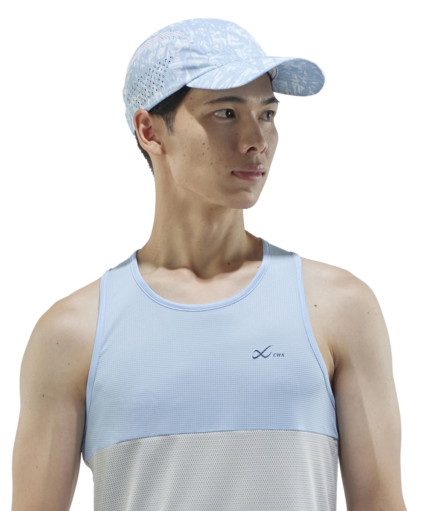 CW-X(シーダブリューエックス/ワコール) キャップ 【UNISEX】 メッシュパーツつき(つば内側) メッシュ切替あり(頭頂部) HYR430 SX M
