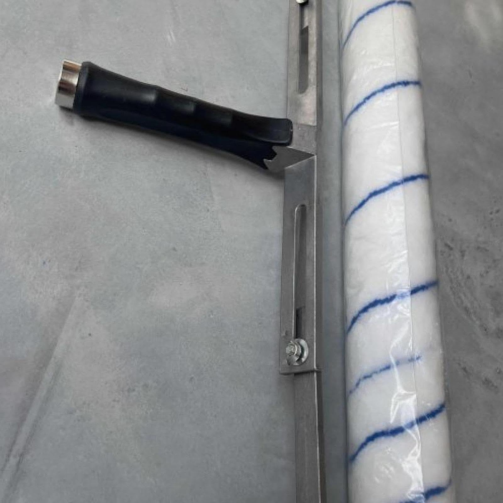 Gralara 45 Cm Farbrolle mit Robustem Rollenrahmen Und Mikrofaser Bürstenbezug für Heimwerker Und Profis, Stil A