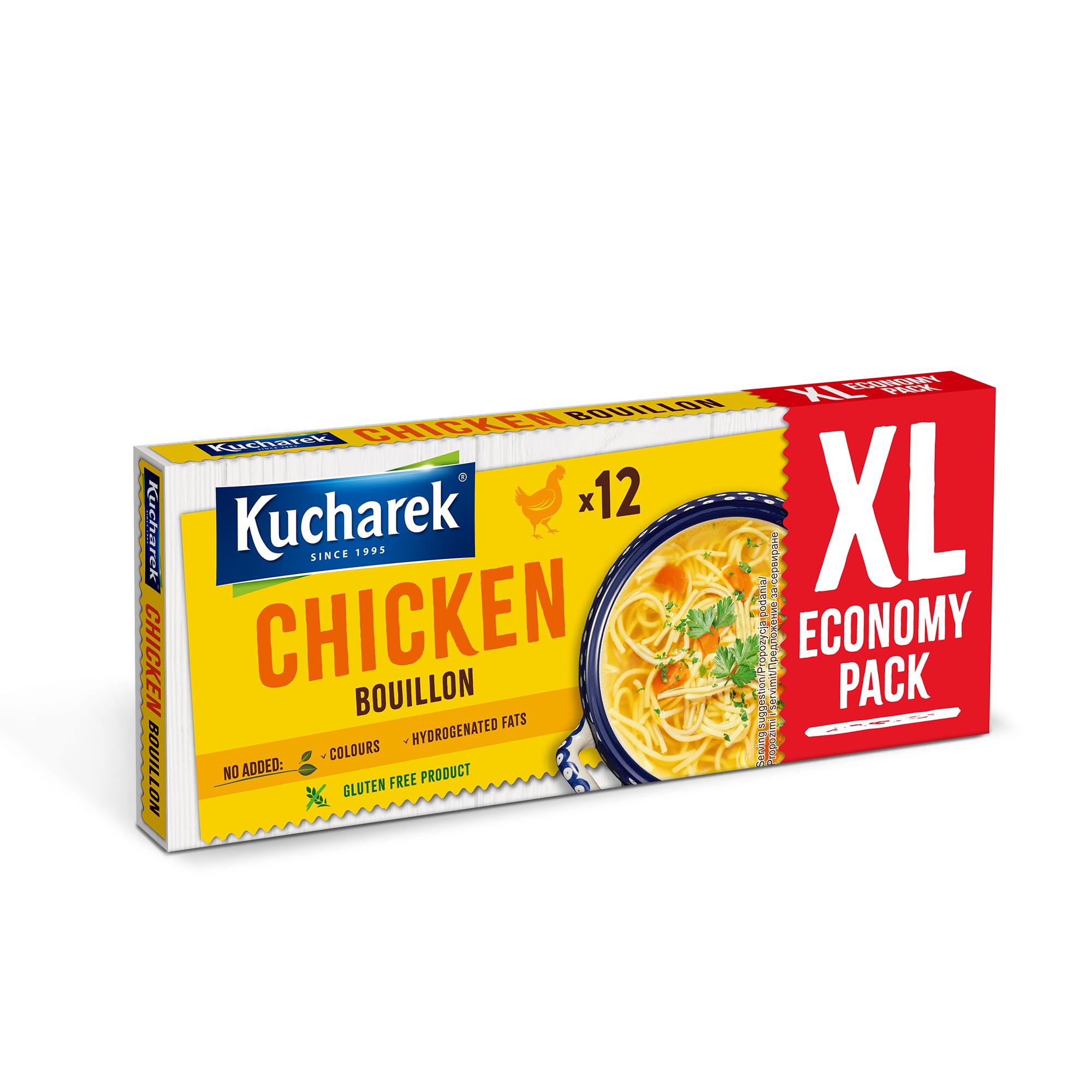 Kucharek Chicken Stock Cube 120g (Pack Of 12)