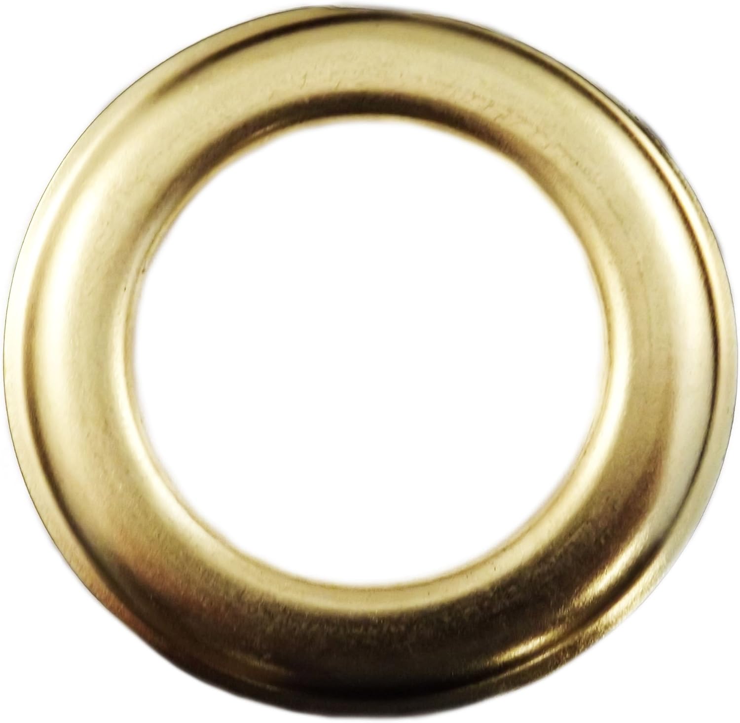Large Gold Metal Curtain Drapery Hardware Supplies #12-1 9/16 inch Inner Diameter Decorative Grommet/Rings w/Washer Eyelet Lot of 10/25 / 50/100 pcs (Pack of 25)