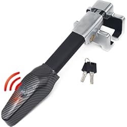 Alarma Para Auto Con App KRASER KR830 Antirrobo Coche con Alarma, 120dB, Cerradura Alta Seguridad, Fácil de Usar, Antirobo Universal Coche Volante, Barra Antirrobo Coches, Bloqueo Inmovilizador para Auto Vehiculo Furgoneta...