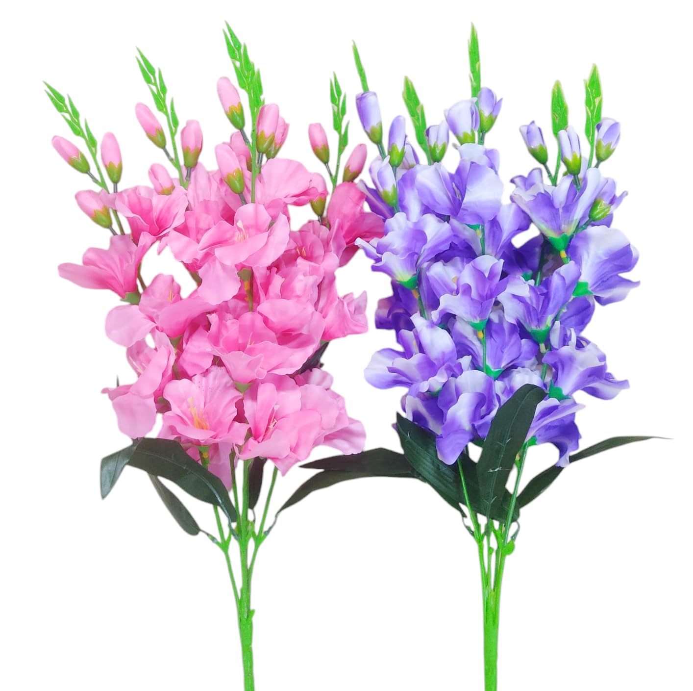 SAF Artificial Gladiolus Flower Bunch (60cm Long, Yellow) Lo -6 SAF Artificial Gladiolus Flower Bunch (60cm Long, Yellow) Lo -6