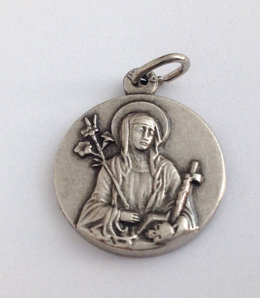 I G J Medaglia di Santa Caterina da Siena - Le Medaglie dei Santi Patroni
