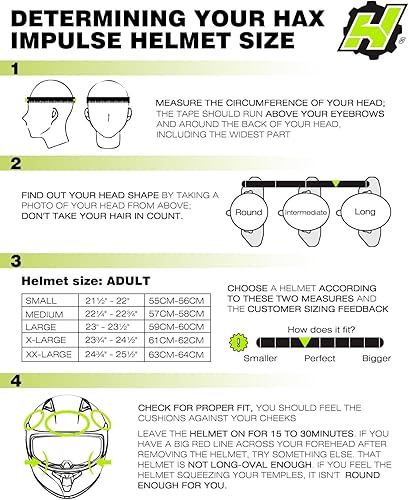 Miniatura 6 de HAX Casco de motocicleta de cara completa con doble ala trasera y listo para pinlock aprobado por DOT, ligero y duradero, casco de moto de calle