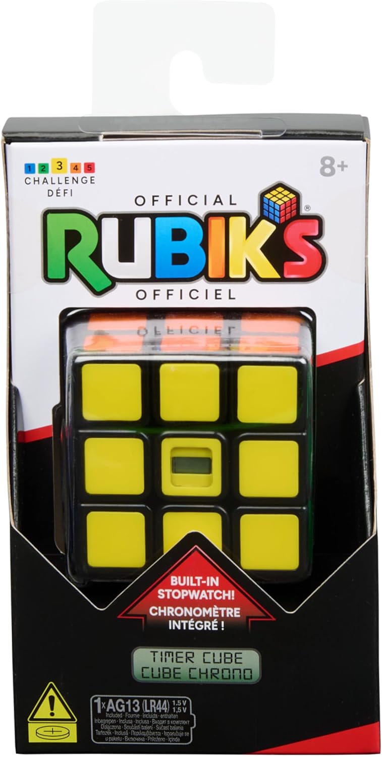 Rubik's Puzzle Brain Teaser Game Rubiks Timer Cube 3x3