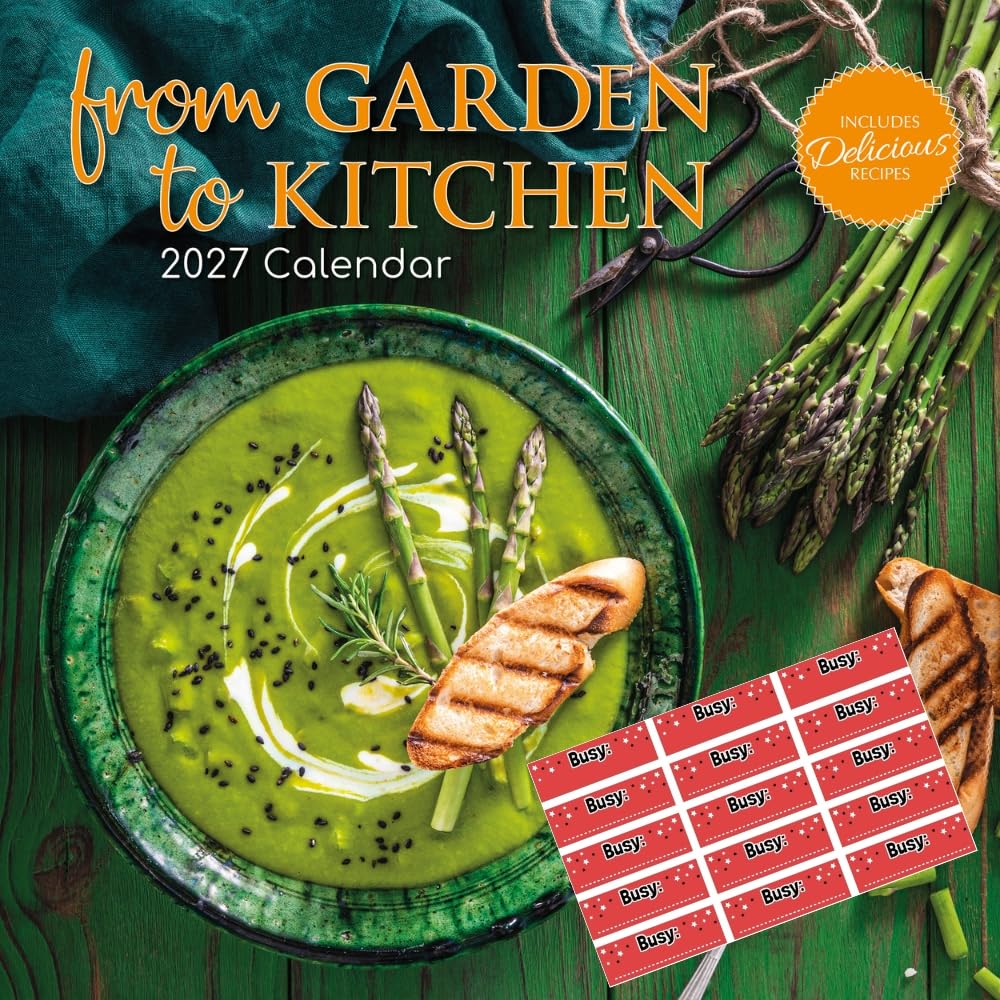 TGSC | From Garden to Kitchen 2027 Calendar with Stickers | Home Planner