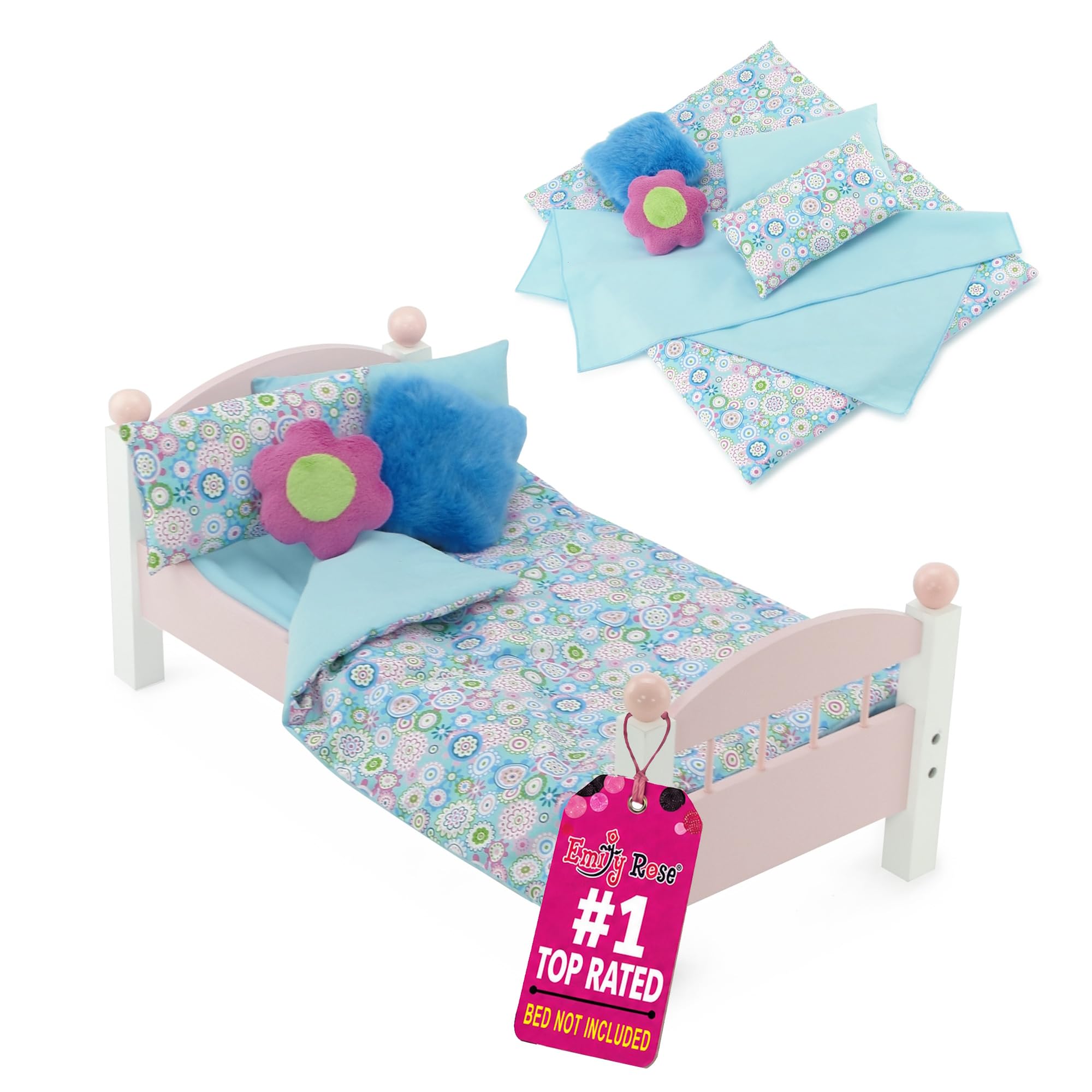 Amazon.com: Emily Rose 18 Inch Doll Bedding Set - Groovy 6 Piece