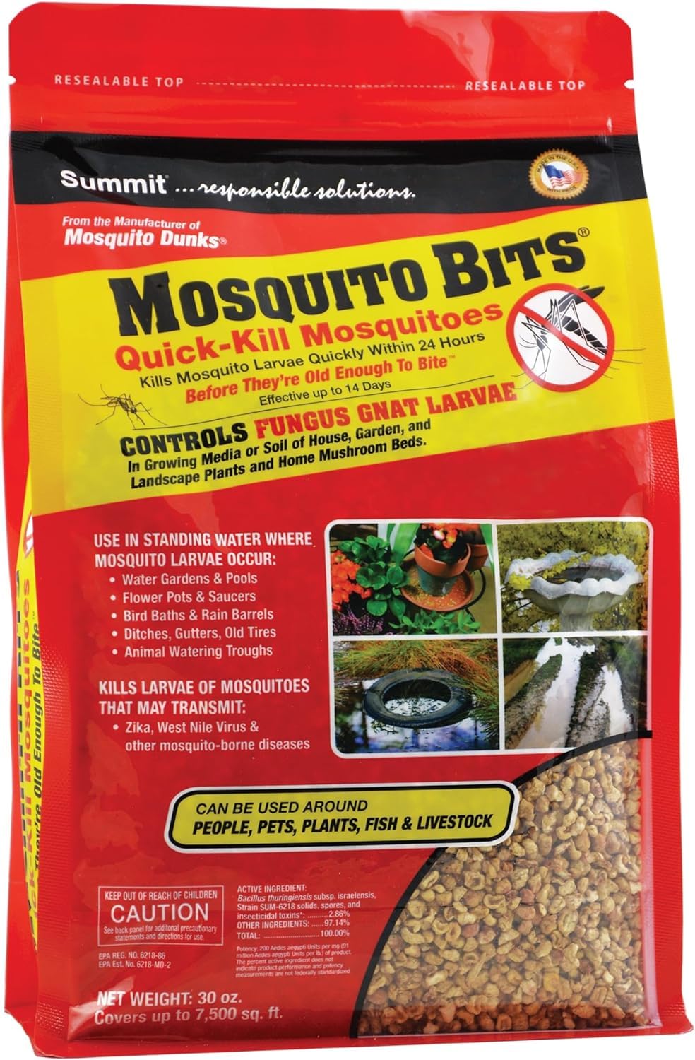 Generic Mosquito Bits - Natural and Effective Control for Mosquito and Gnats Indoor and Outdoor Use