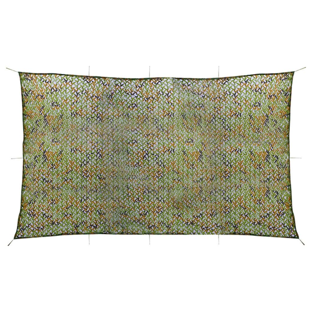 Oudini Green Camouflanetting Army Camo Net Hider Shelter Shooting Cover Camo Hunting/Shooting Blind Screen Net Hide/Green/2 * 7M