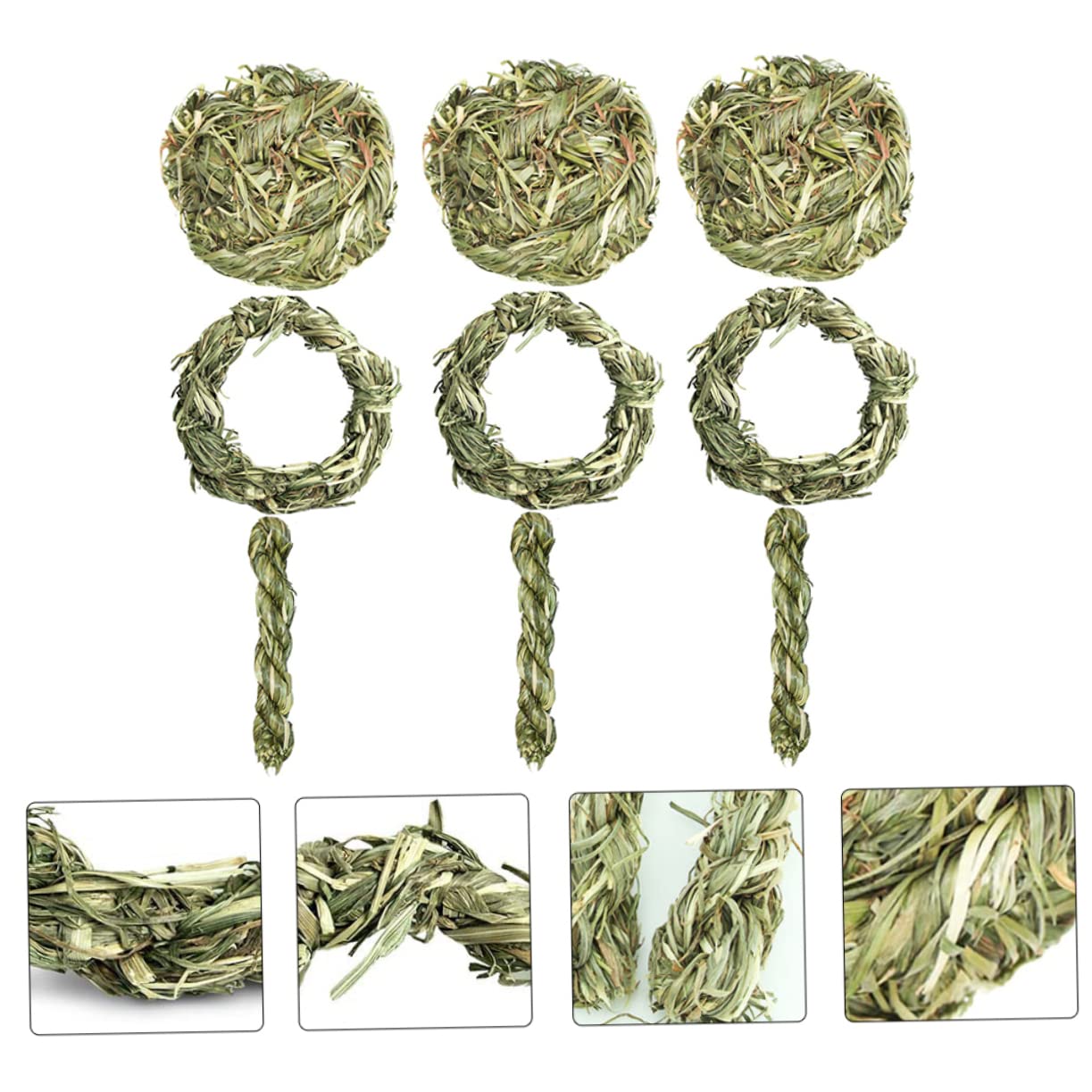 SUPVOX 27pièces Jouets à Mâcher pour Rongeurs Accessoires pour Chinchilla Et Hamster Compl Jeux Friandises Molar Anneaux