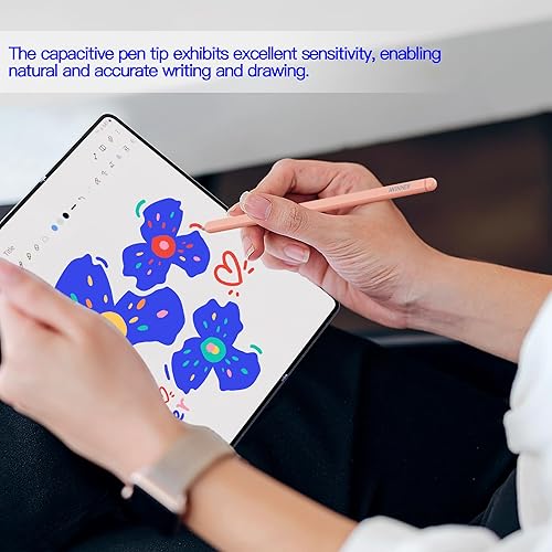 Miniatura 6 de Z Fold 5 S Pen compatible con Samsung Galaxy Z Fold5 Slim Pen, nuevo bolígrafo compacto S, punta delgada de 0.059 in, 4096 niveles de presión y