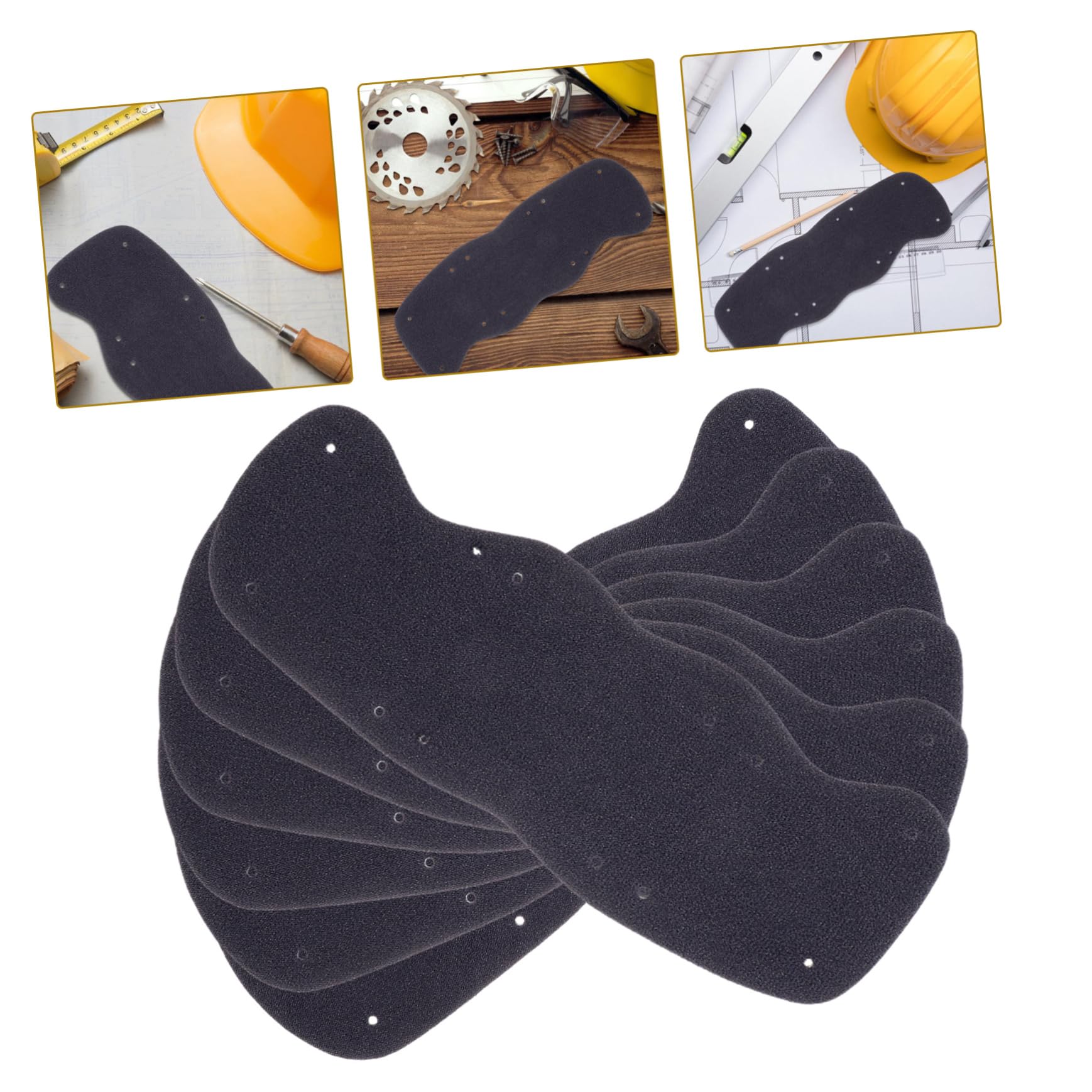 UKCOCO Banda para El Sudor del Casco Accesorios para Cascos De Seguridad Forro De Casco Forro De Sombrero De Seguridad Banda para El Sudor del Sombrero del Trabajador Esponja