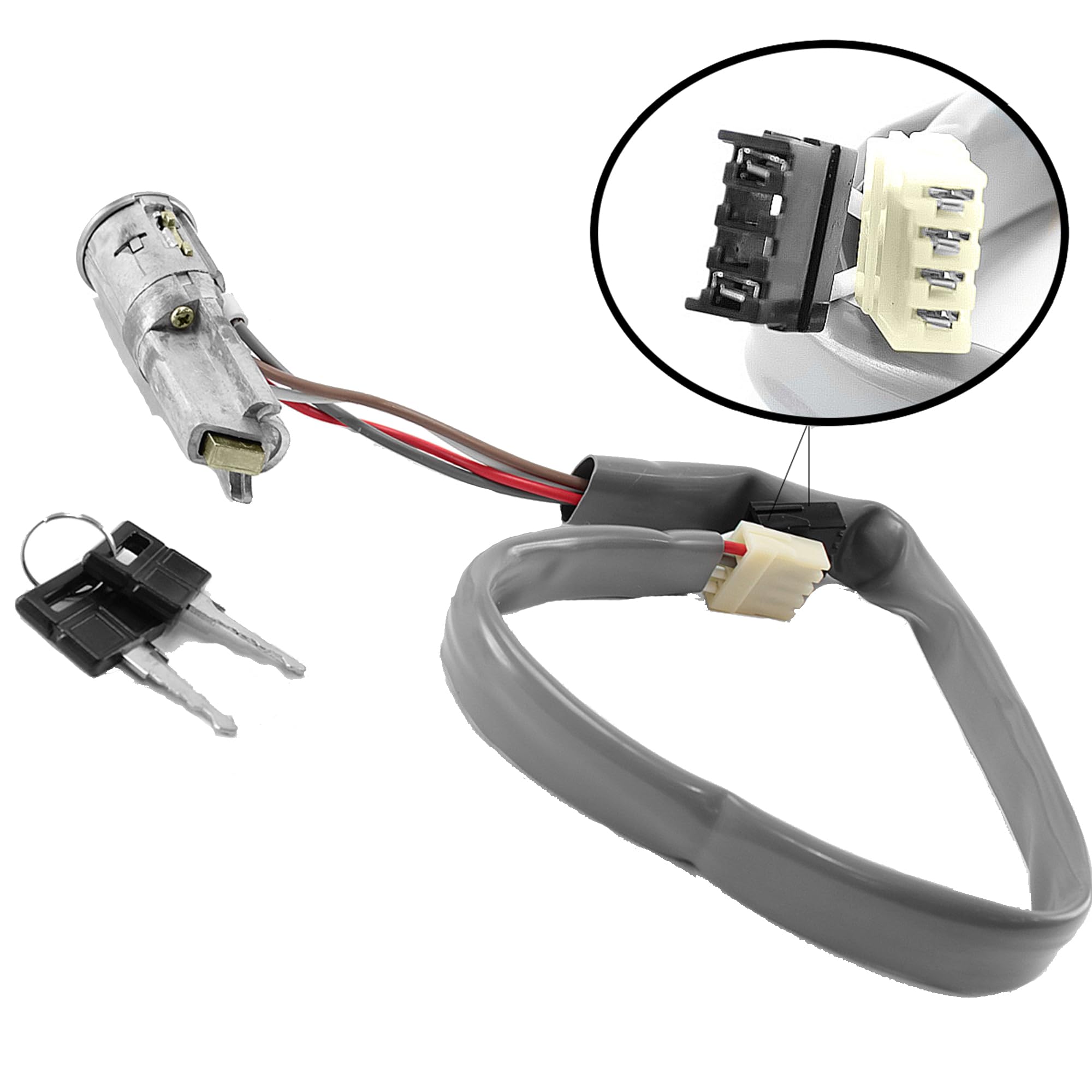 Cerradura Antirrobo De Dirección Con 2 Llaves Para Peugeot 205, 309 Y J9, Referencia 416229