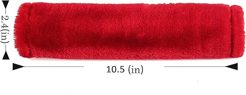 Miniatura 6 de Amooca Funda universal para cinturón de seguridad de piel sintética suave para automóvil, camión, SUV, avión, almohadilla para cinturón de seguridad