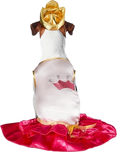 Miniatura 4 de Rubie's disfraz de princesa color rosa para mascotas., XL, Rosado