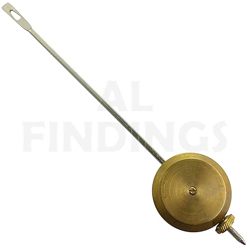 Jewellers Tools 7" Universal Pendulum : Brass Bob Adjustable Wall