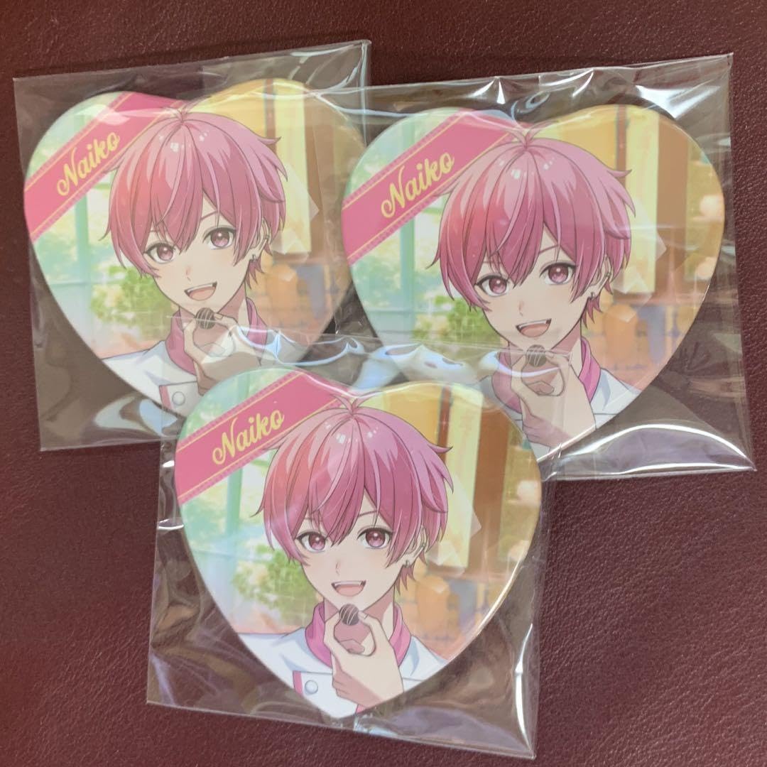 いれいす　ハート缶バッジ　ないこ いれいす ないこ ハート型缶バッジ 1弾 - メルカリ