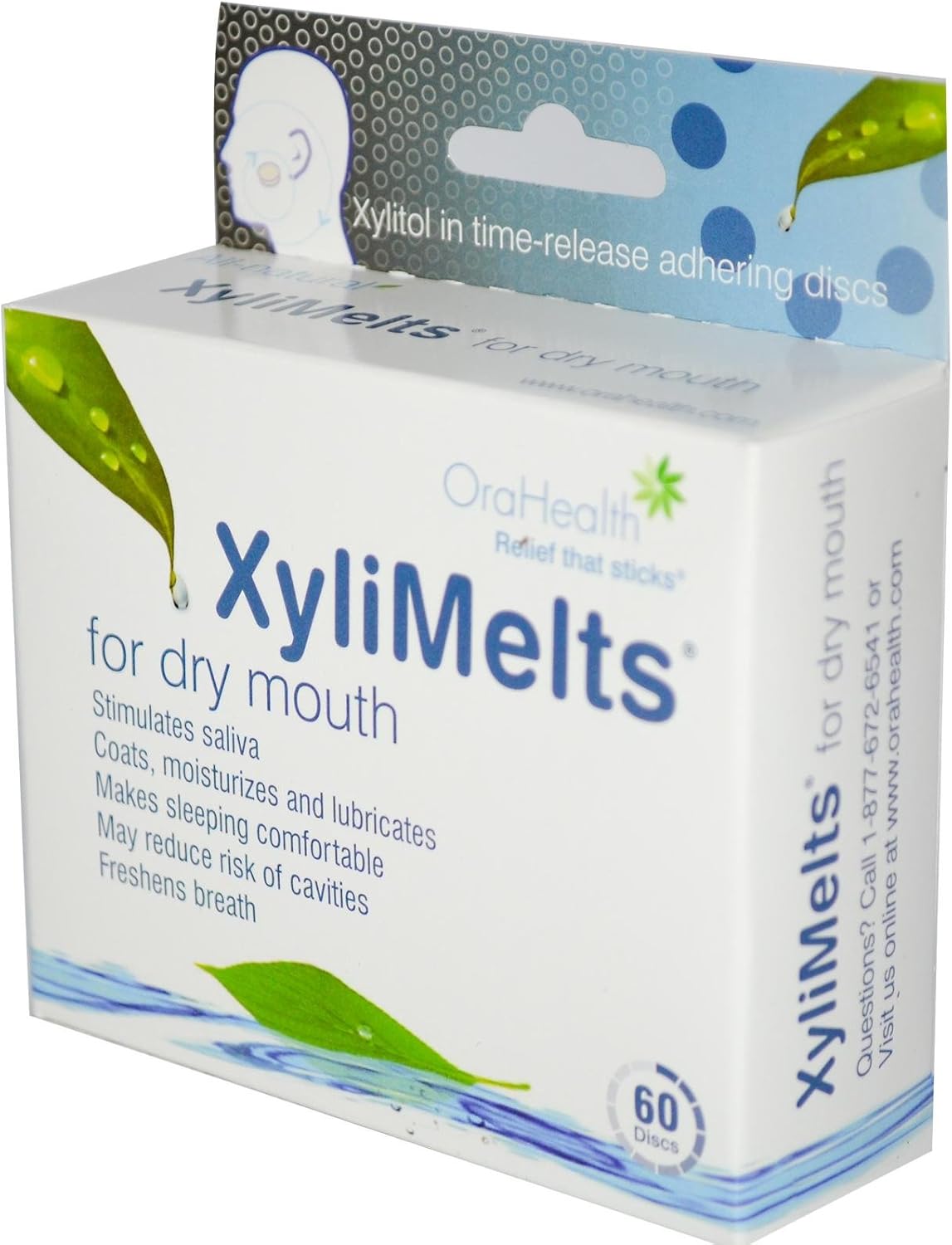 XYLIMELTS XYLIMELTS FOR DRY MOUTH, 60 CT