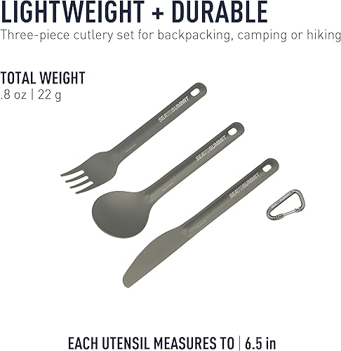 Miniatura 3 de Sea to Summit Juego de cubiertos para acampar de aluminio Alpha Light