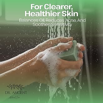 Dr.Ancient Stinging Nettle Soap Bar, Organic Soap Bars Handcrafted the Traditional Way, Natural Chemical-Free, Vegan, Used for Face Wash, Body Wash, Hand Cleansing, Daily Skin Care, Herbal Cleanser