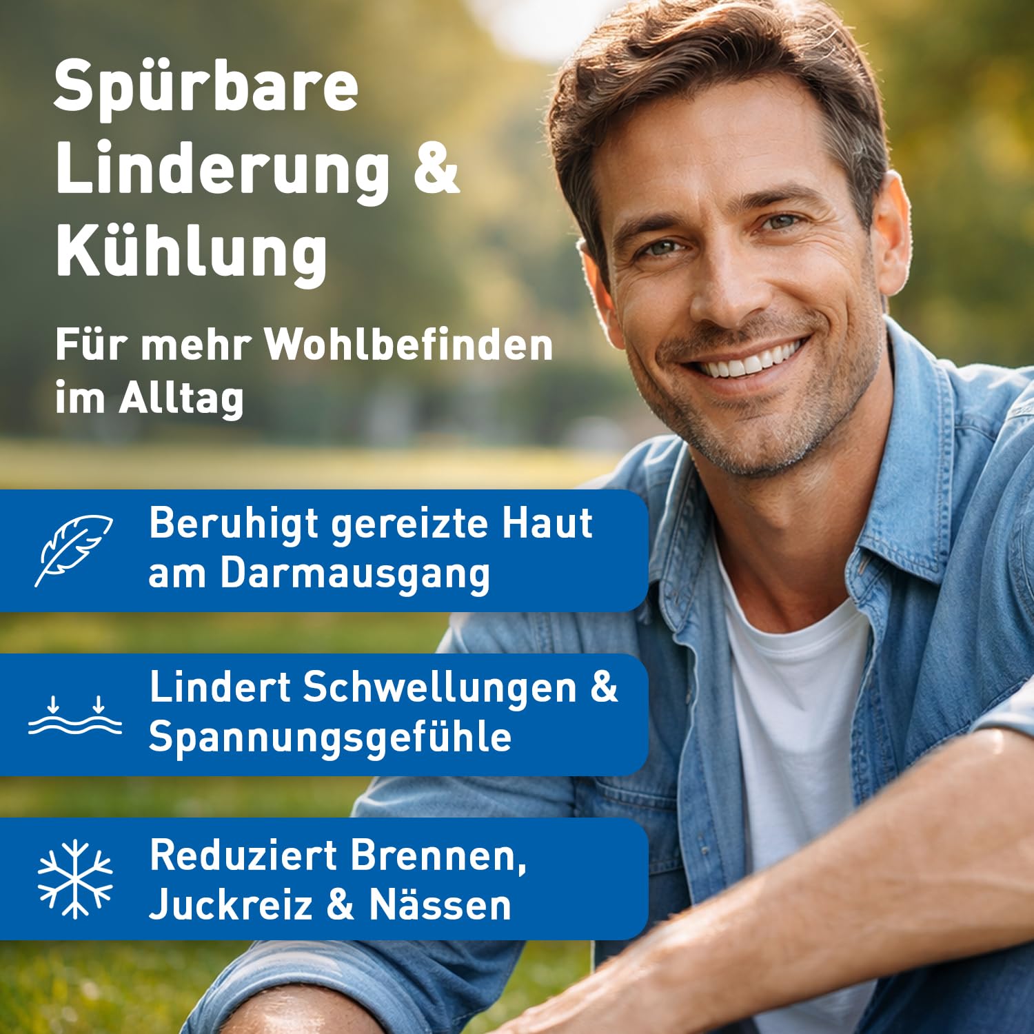 SOS Hämorrhoiden-Salbe (30g) – lindert Brennen, Juckreiz & Entzündungen - schmerzfreie Anwendung - mit Dexpanthenol & Aloe Vera - fördert die Heilung – Fördert Wundheilung auch bei Analfissuren
