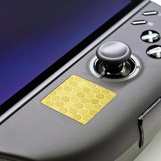 Touchpad Protector for Legion Go 2, Touch Pads Protective Skin Texture Sticker for Legion Go2 Touch Trackpads, High end Textured Skin (Honeycomb - Gold, Legion Go 2)