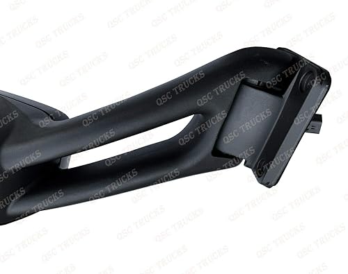 Miniatura 6 de QSC Truck Parts Espejo de puerta de repuesto cromado con brazos lado izquierdo del conductor para Peterbilt 579
