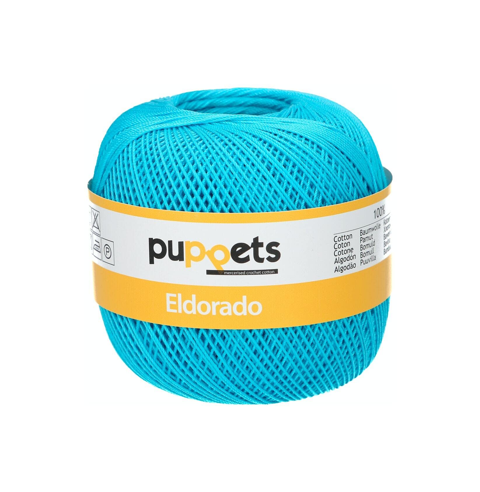 Puppets Eldorado 1442 Crochet Yarn Yarn 10 Thickness 50 g Yarn 265 m