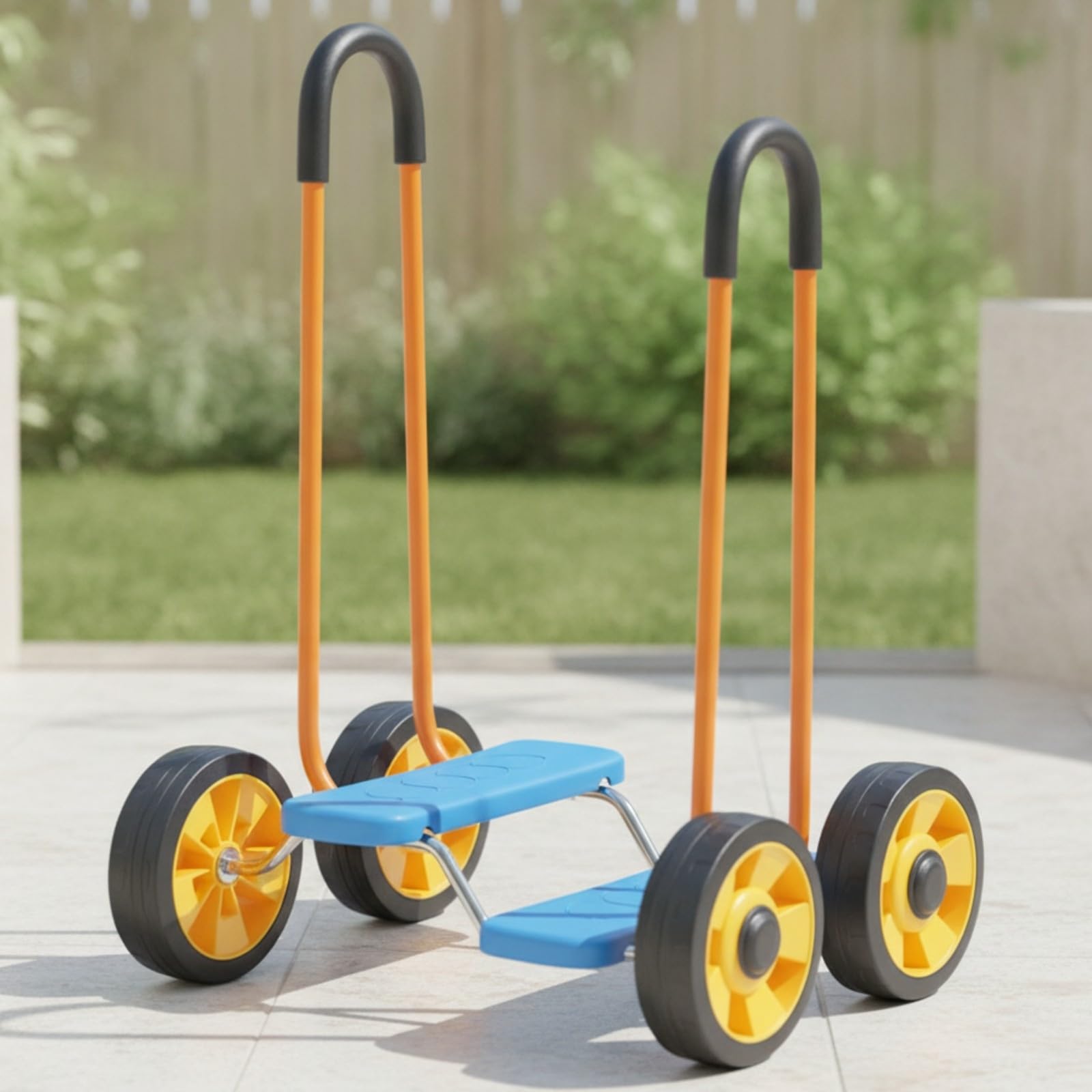 Bicicletta senza Pedali 4 Ruote | Antiscivolo, Veicolo a 4 ruote con Piattaforme Piedi, Leggero, Bicicletta prima Infanzia, Giochi