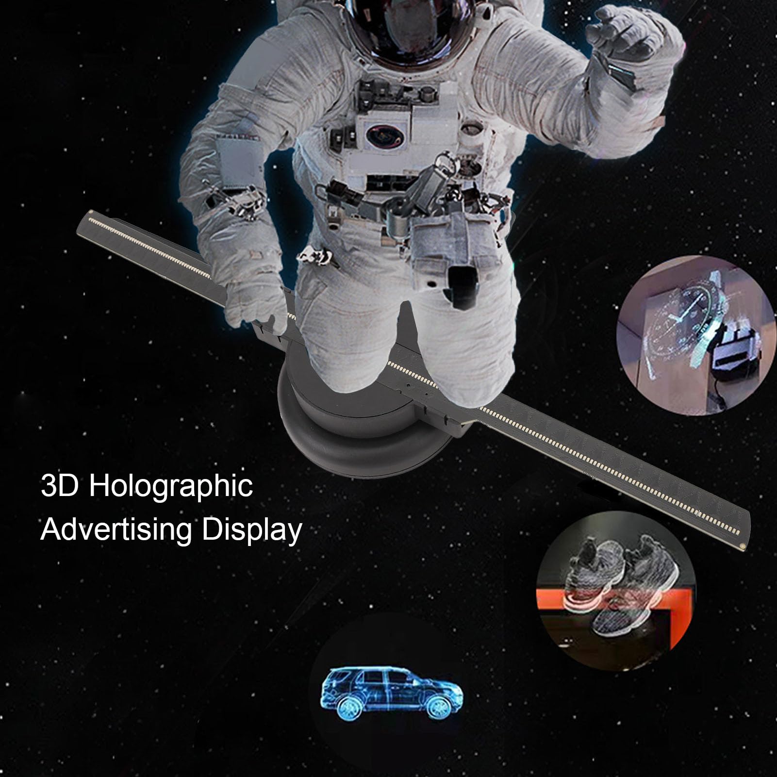 3D-Hologramm-Fan-Werbemaschine für Party-Shop, Schild, Bar, Geschäft, Projektion für Kneipen, Nackte Augen, Holografische Fan-Bauchmuskeln für Feier, Party, Kneipe, Bar, Fans