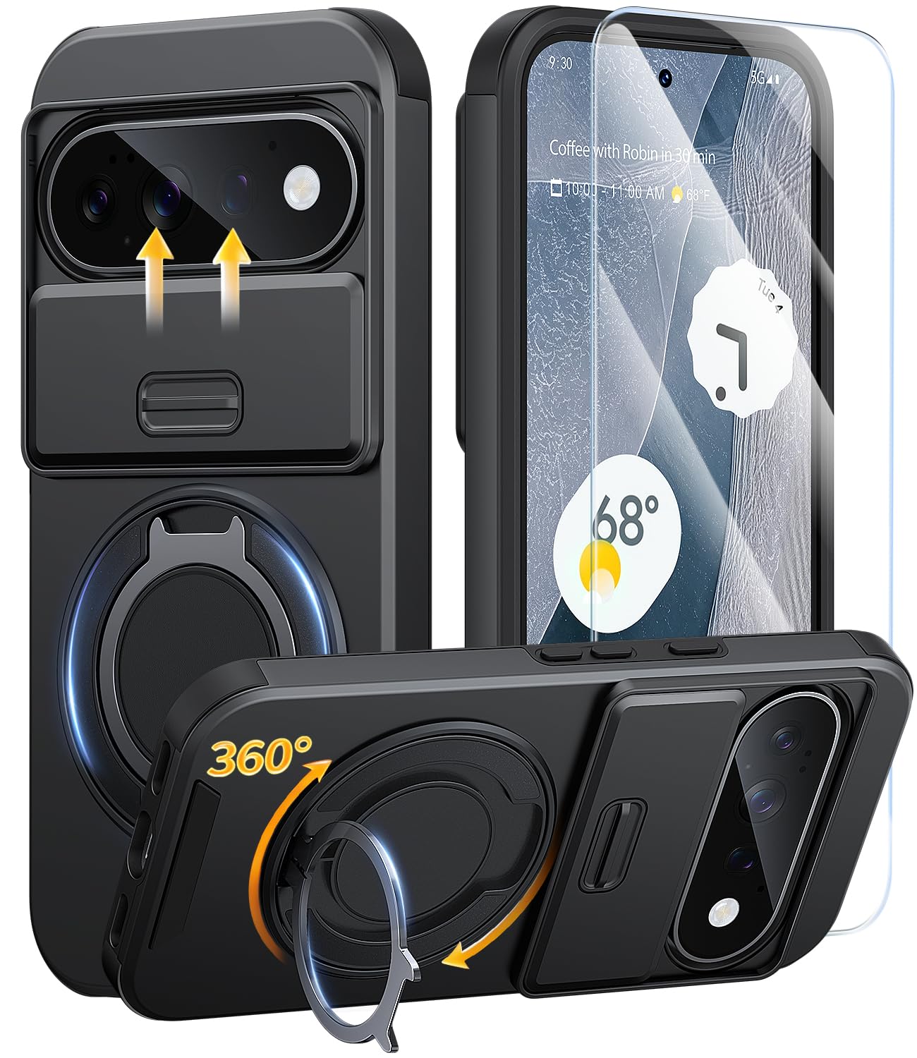 Photo 1 of JAME Google Pixel 10/11 Case with Ring Stand