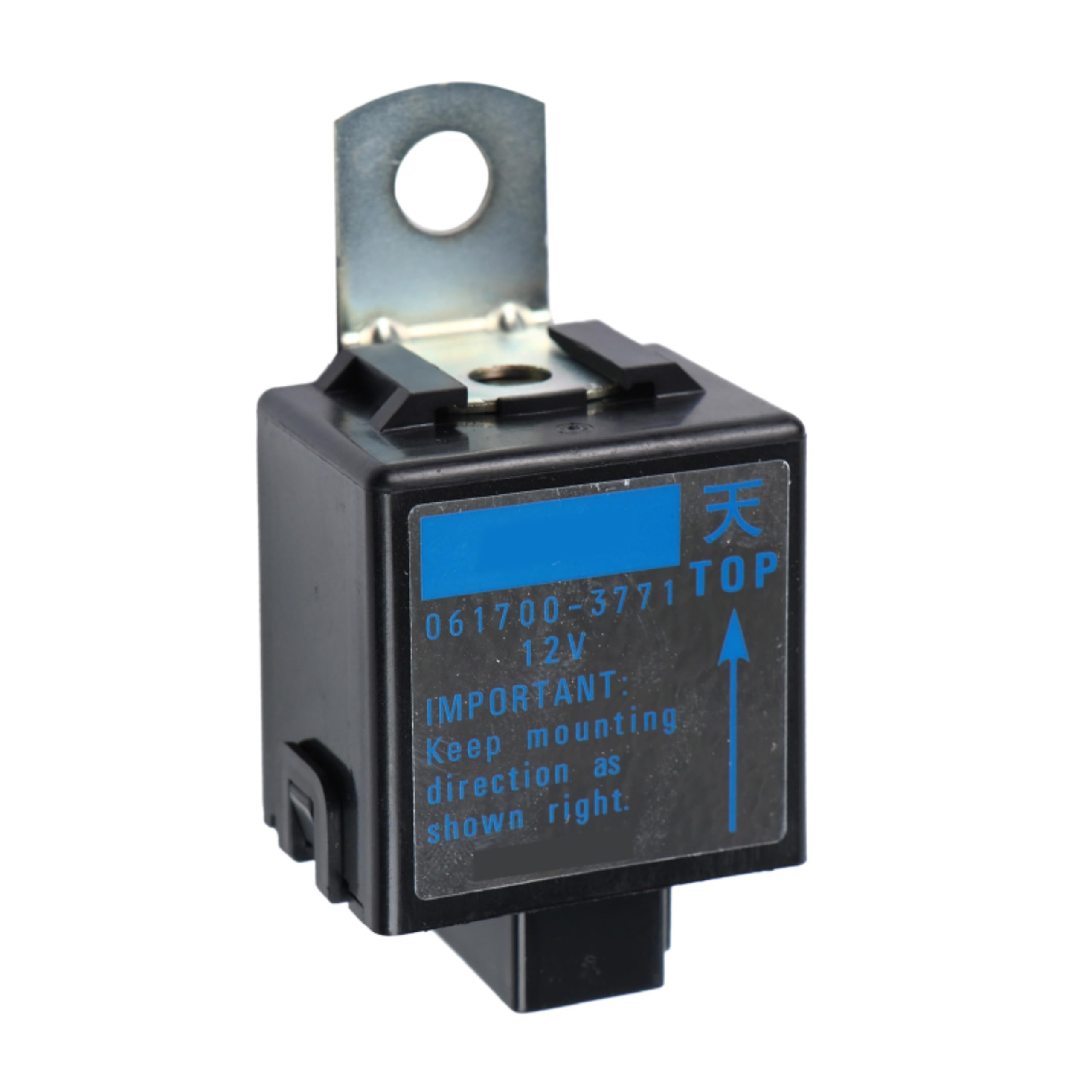 061700-3771 Relé de 12 V para Kubota Relé Stop Solenoide B1550E B1750D BX1800D BX1850D BX1860 BX1870