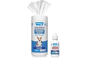 Vetnique Labs OticBliss Ear Drops and OticBliss Advanced Cleaning Wipes