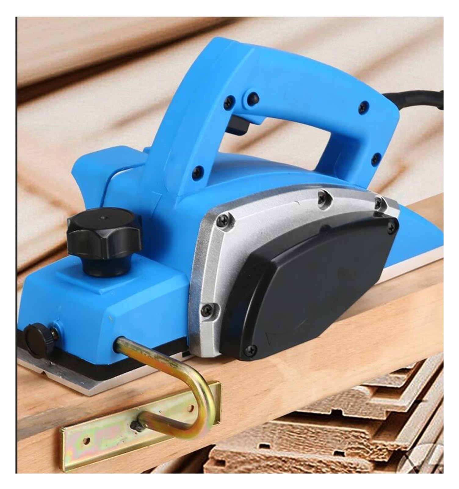 Strug elektryczny, ręczny strugarka elektryczna, Strugarka elektryczna o mocy 1050 W Wielofunkcyjna, przenośna strugarka Strugarka elektryczna do obróbki drewna dla majsterkowiczów domowych