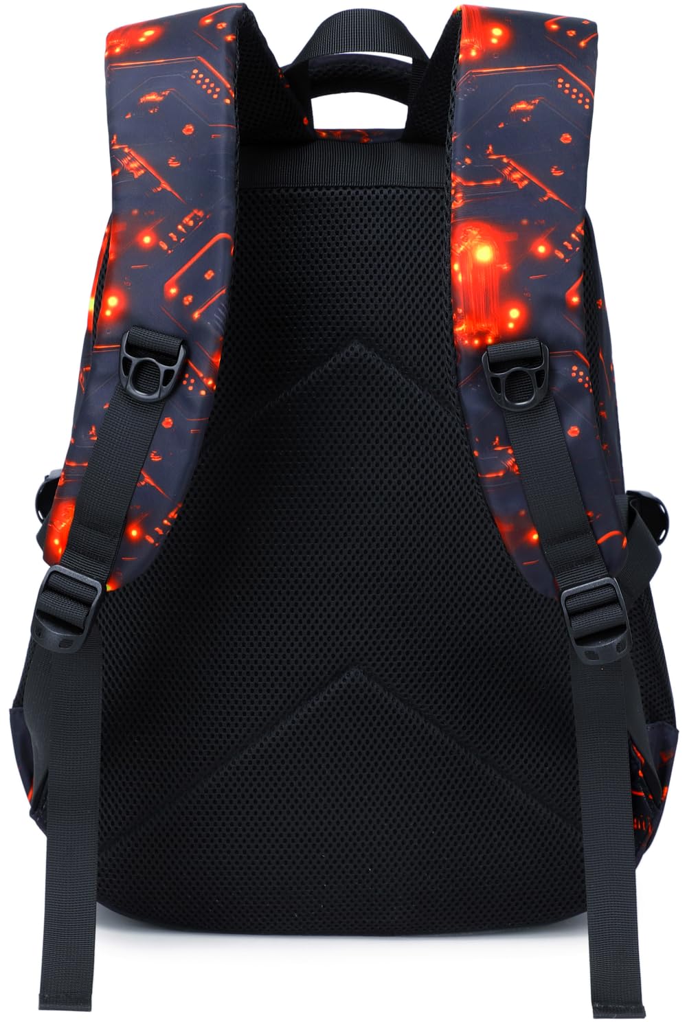 Schulrucksack Jungen Teenager Rucksäcke Kinder Schulranzen Grundschule Mittel Buchtasche Große Wasserfest 18 Zoll Mittagstasche 3 Pcs