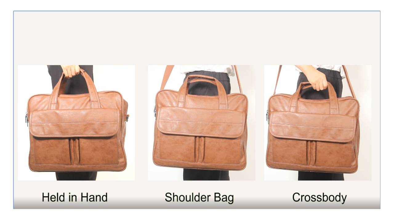 Amazon.com: seyfocnia Mens Laptop Bag,15.6 Inch Leather Messenger