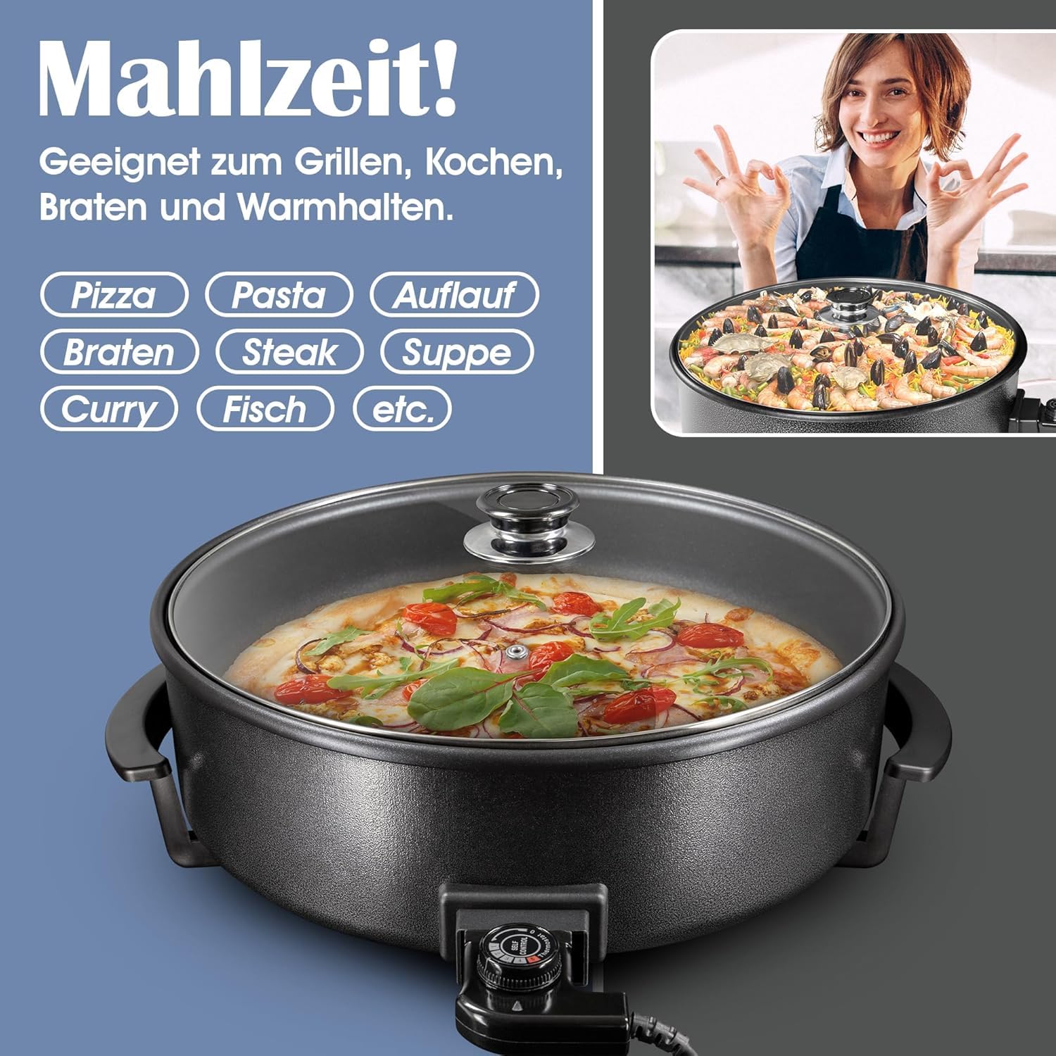 Elektrischer Pizza-Ofen T24 42 cm