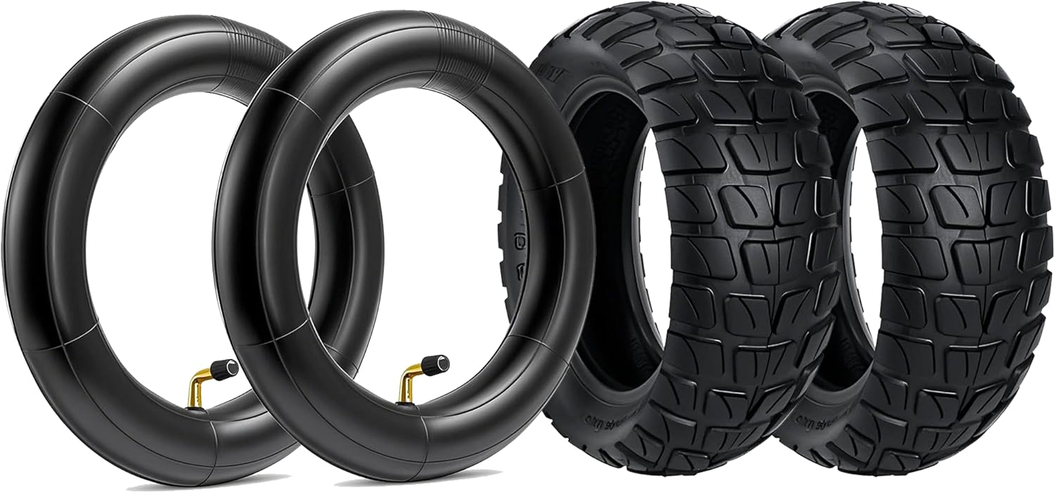 8.5X3 Inch Inner Tubes & Outer tire for Electric Scooter, 8 1/2X3(50-134) Replacement Inflated tire,8.5X3 Rubber Tyre for Zero 8/9 & VSETT 8/9 & Kugoo x1/Kugoo Kirin G2 Pro (2 Sets)