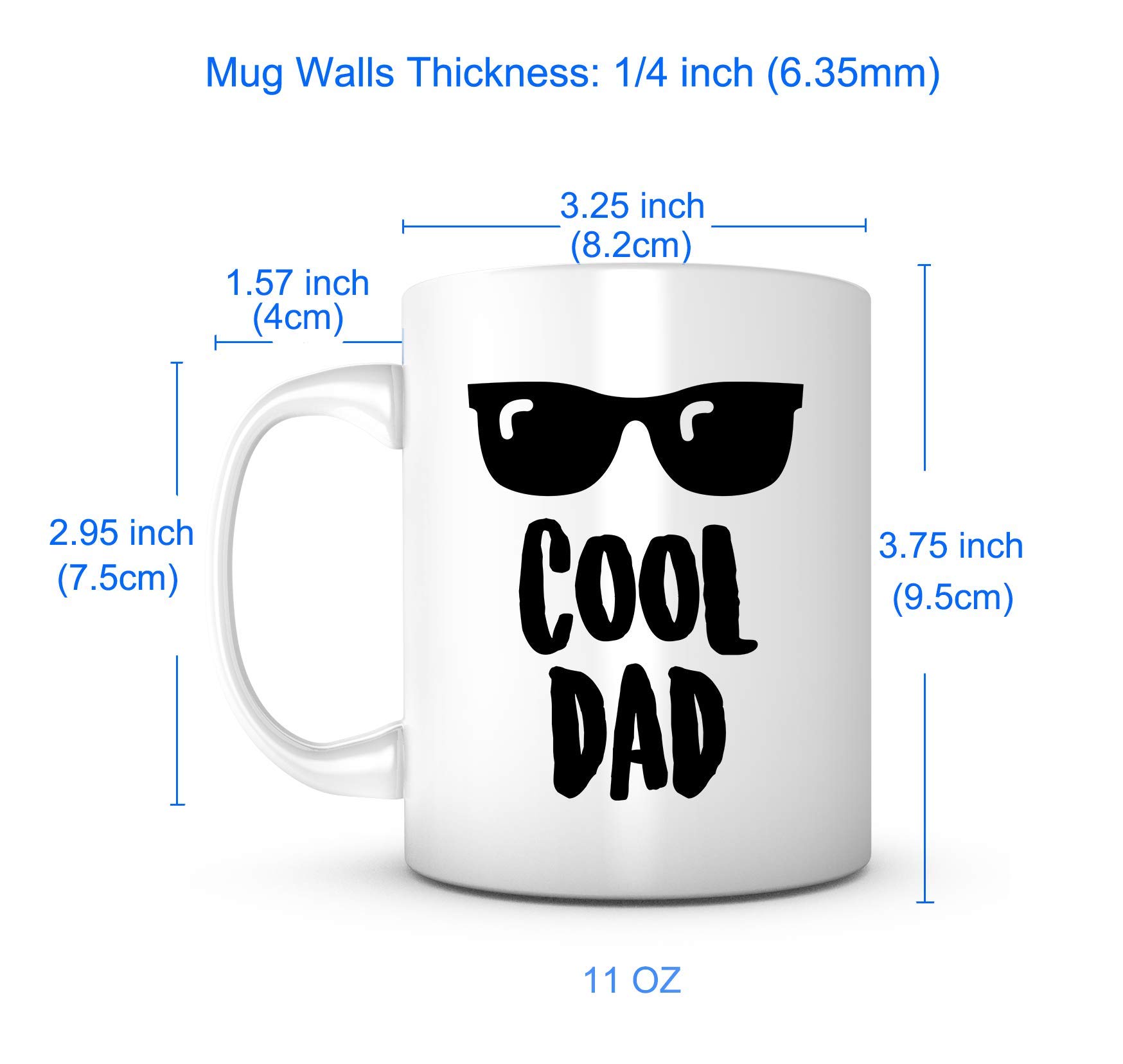 Tasse à Café Amusante Pour La Fête Des Pères Avec Citations Pour Papa/beau- Père, Cadeau
