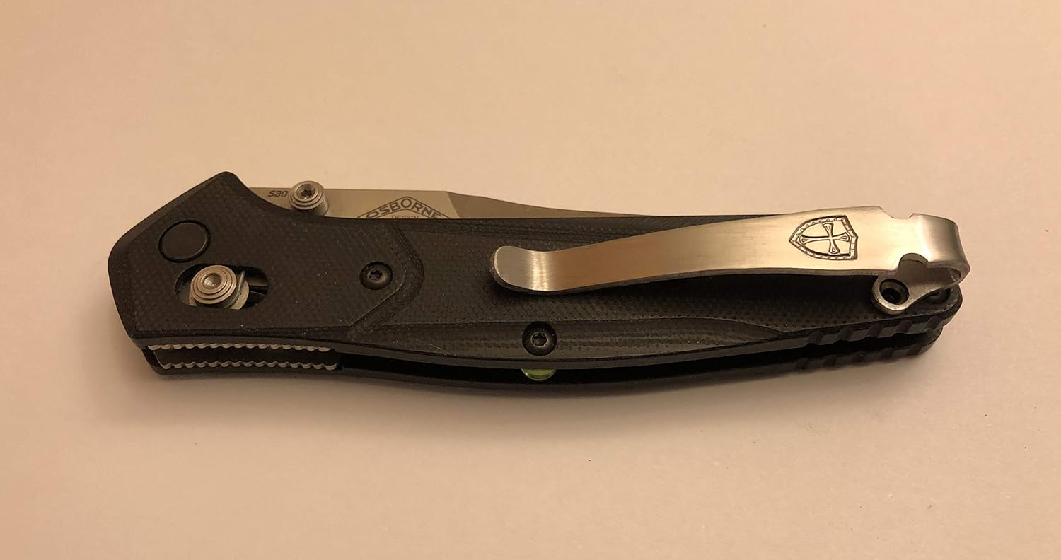 Titanium Deep Pocket Clip for Benchmade Osborne 940 940-1 940-2 943 Pocket Knife Folder