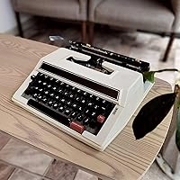 Vista 6 de Classic Old Fashioned Manual Typewriter - Portable & Easy to Use - Includes Ribbon Set - Machinery Typewriter, kk321
