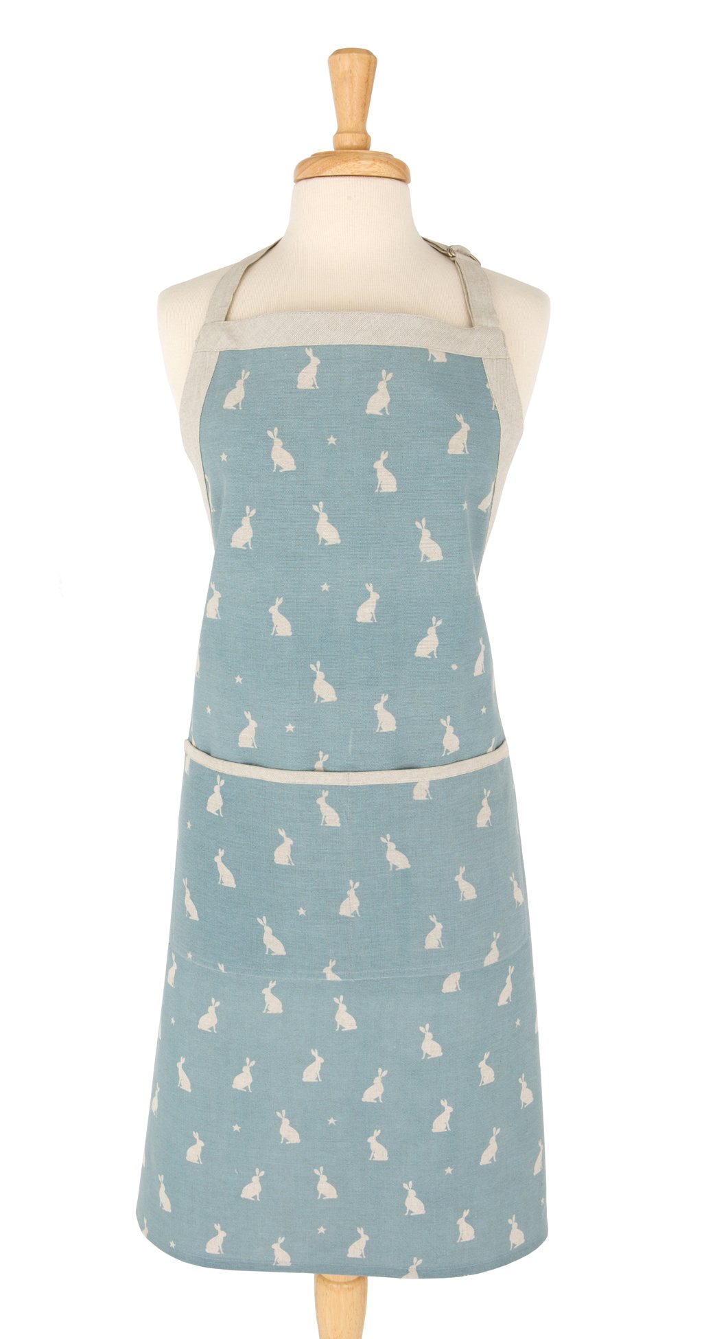 Dexam Blue Rushbrookes Stargazing Hare 100% Cotton Apron, 16150170