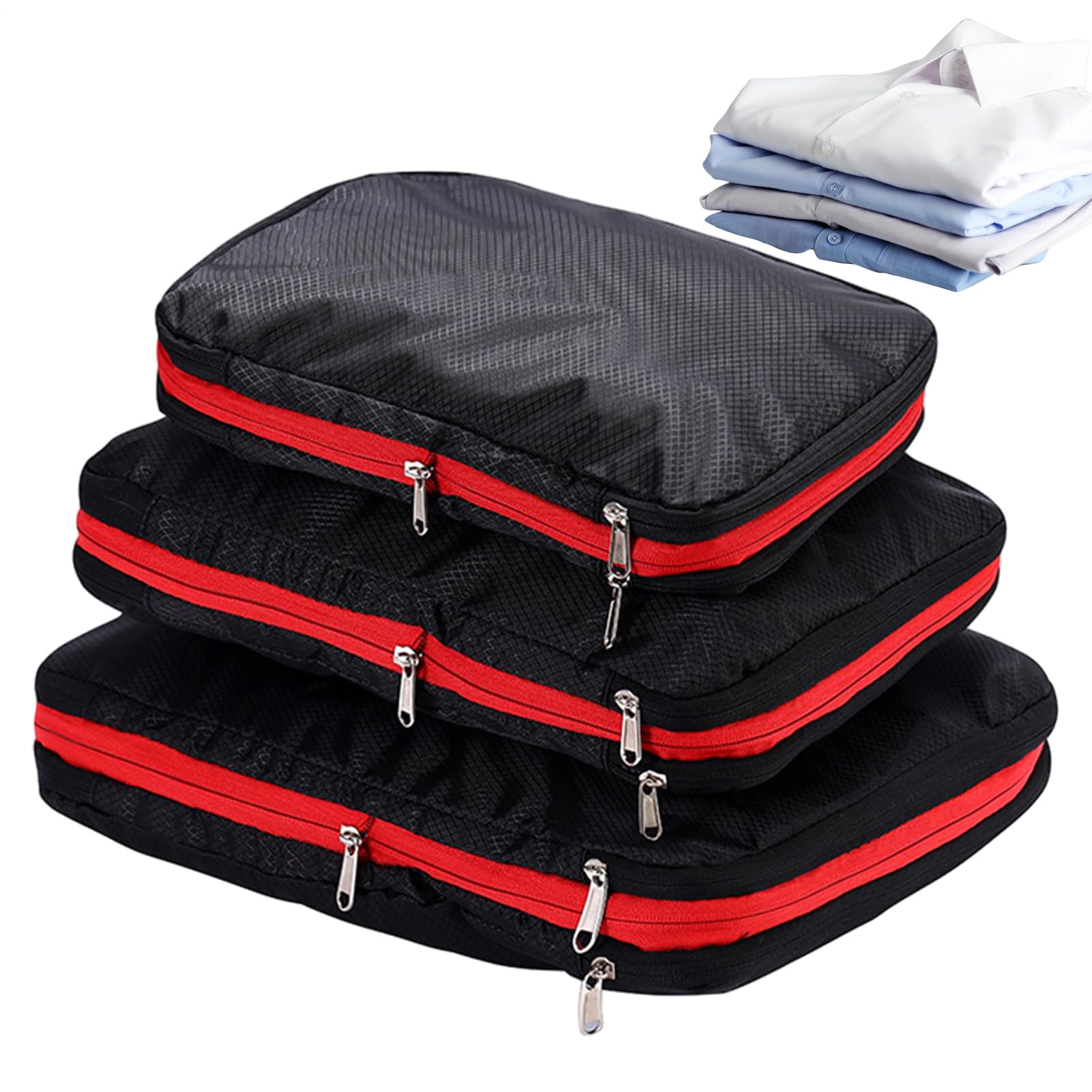 De Compresión Para Viaje 3 Piezas Bolsas Impermeables Gran Capacidad