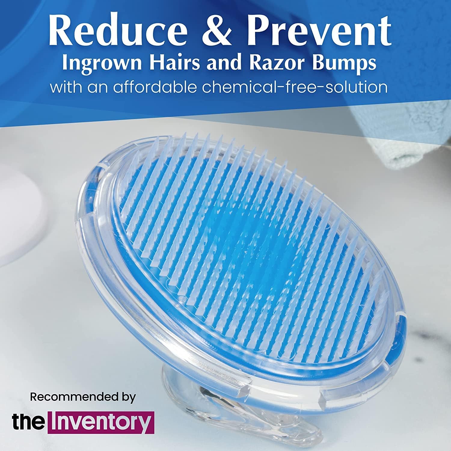 Dylonic Exfoliating Body Scrub Razor Bump Brush + Ingrown Hairs