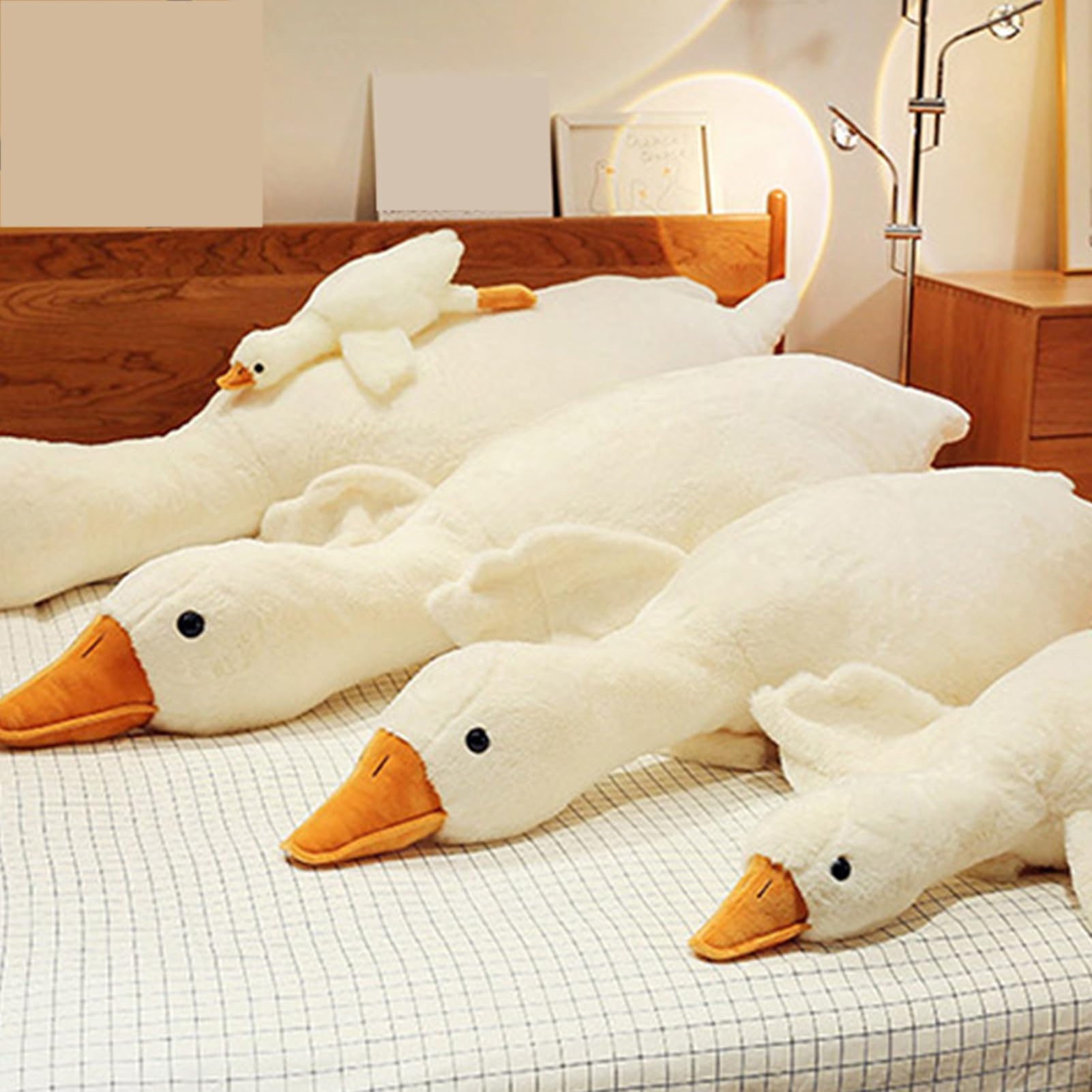 Peluche Bambola di Peluche, Cuscino Morbido e Carino per L'arredamento della Camera dei Bambini, Cotone PP, 1 unità (Grande)