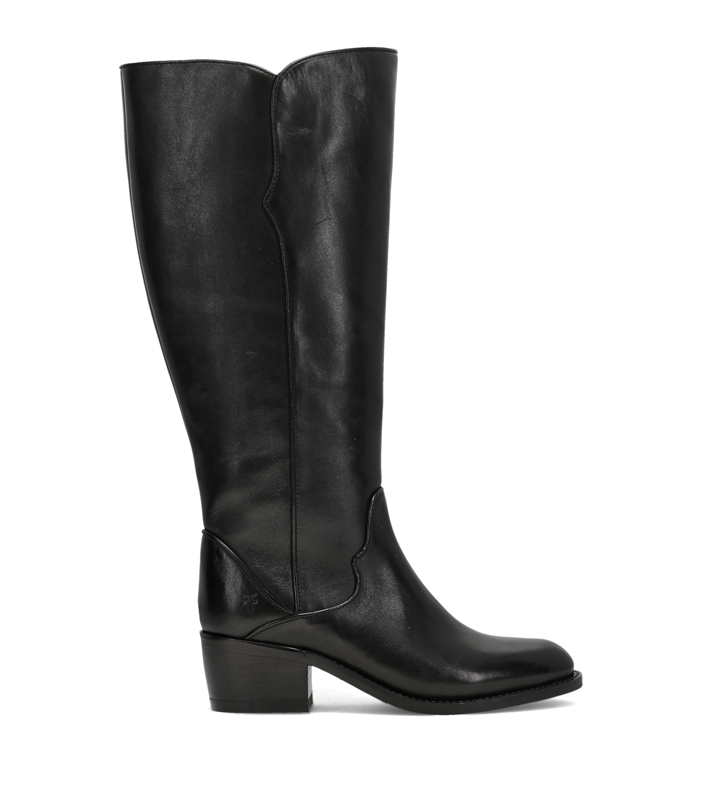 Frye Carson 2 Piping Tall Wide Calf Boot for Women Premium Leather Sleek Design Comfortable Fit Brown Size